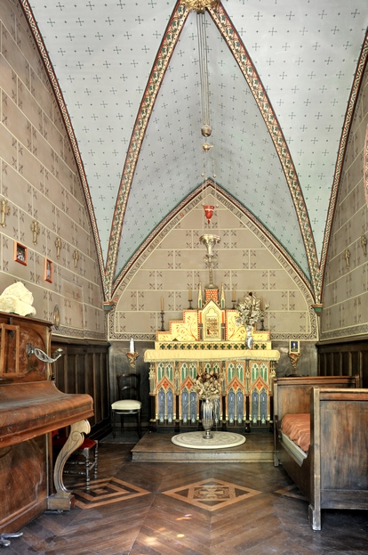 Vue intérieure de la chapelle