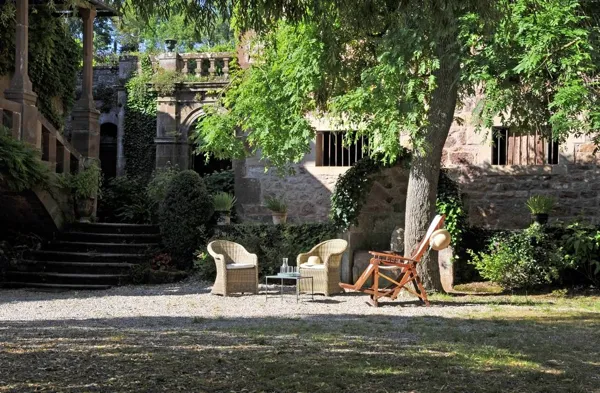 La cour pour se détendre