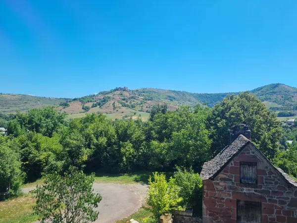 Gîte Lagarrigue, vue de la terrasse.