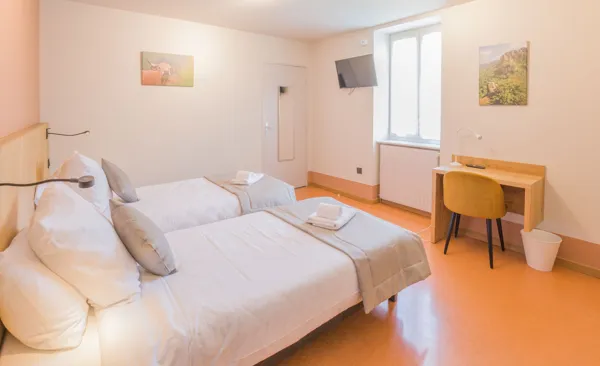 L'Hôtel des Bains - Salles la source : Chambre Standard