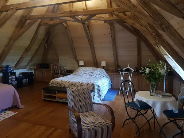 La chambre Marcillac et sa charpente
