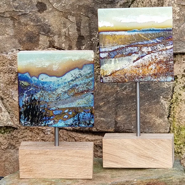 Tableaux en verre fusionné - Aubrac Abstracts