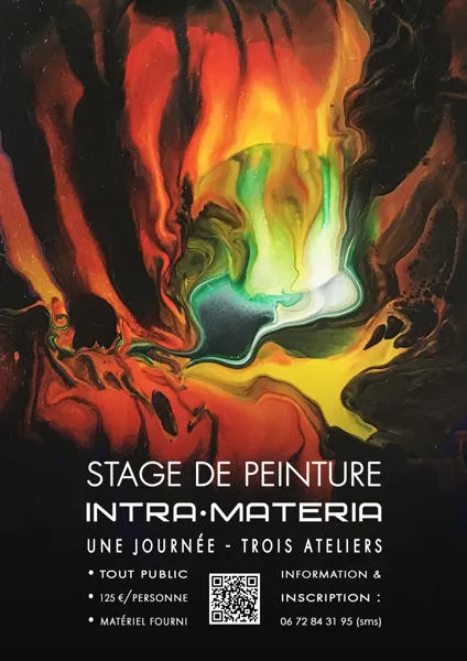 Affiche Stage d'initiation à la peinture Intra-Materia 01