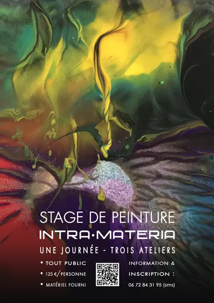 Affiche Stage d'initiation à la peinture Intra-Materia 02