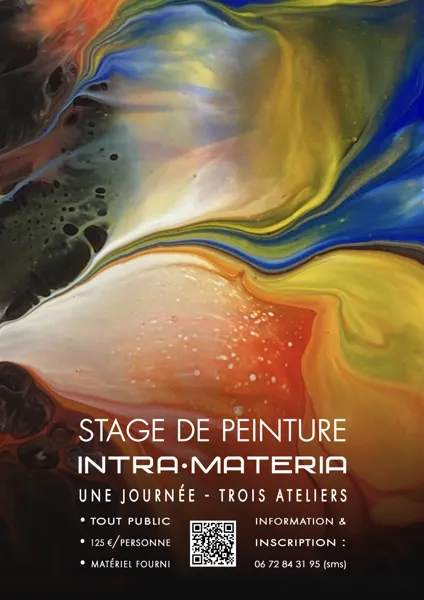 Affiche Stage d'initiation à la peinture Intra-Materia 03